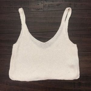 American apparel knit sparkly top
